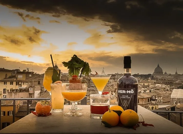 cocktails Terrazza Borromini rooftop cocktails Terrazza Borromini rooft