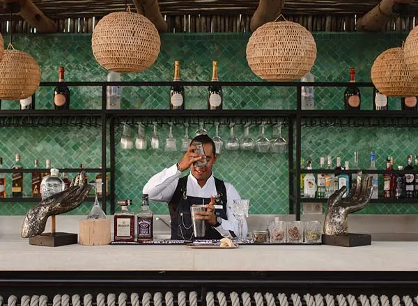 cocktails sur Le Rooftop Garden de lhotel Nobu a Marrakech cocktails sur Le Rooftop Garden de l'hôtel Nobu à Marrakech