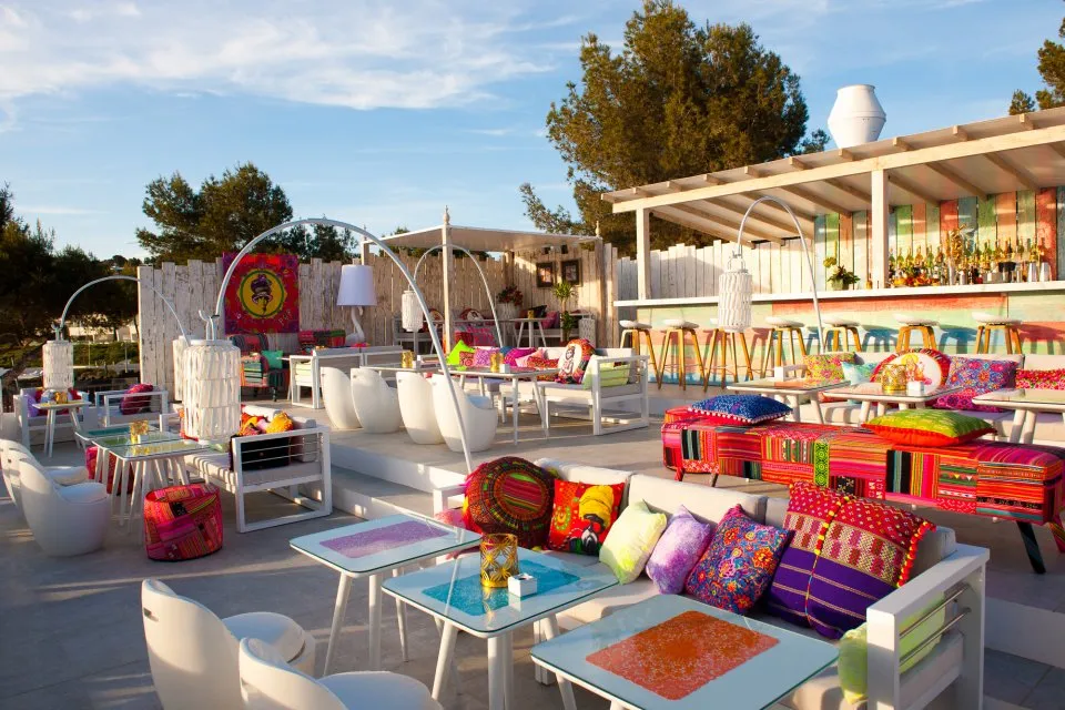 Rooftop Bar Sa Punta Ibiza cadre lieu Rooftop Bar Sa Punta Ibiza cadre lieu