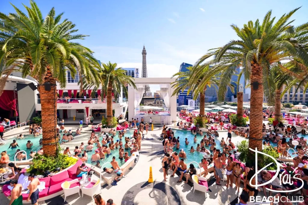 Rooftop Drais Beachclub Nightclub Las Vegas Les meilleurs rooftops à Las Vegas