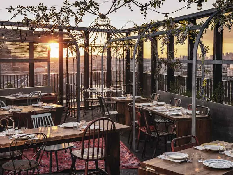 Pedzouille La Grange rooftop restaurant Paris Pedzouille La Grange rooftop restaurant Paris