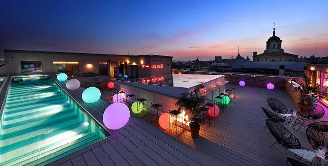 Rooftop Axel Hotel Madrid Sky Bar