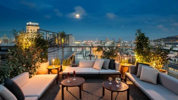 Rooftop Bar Barcelone - Eleven BCN Bar Terrace au NH Collection Barcelona Gran Hotel Calderón