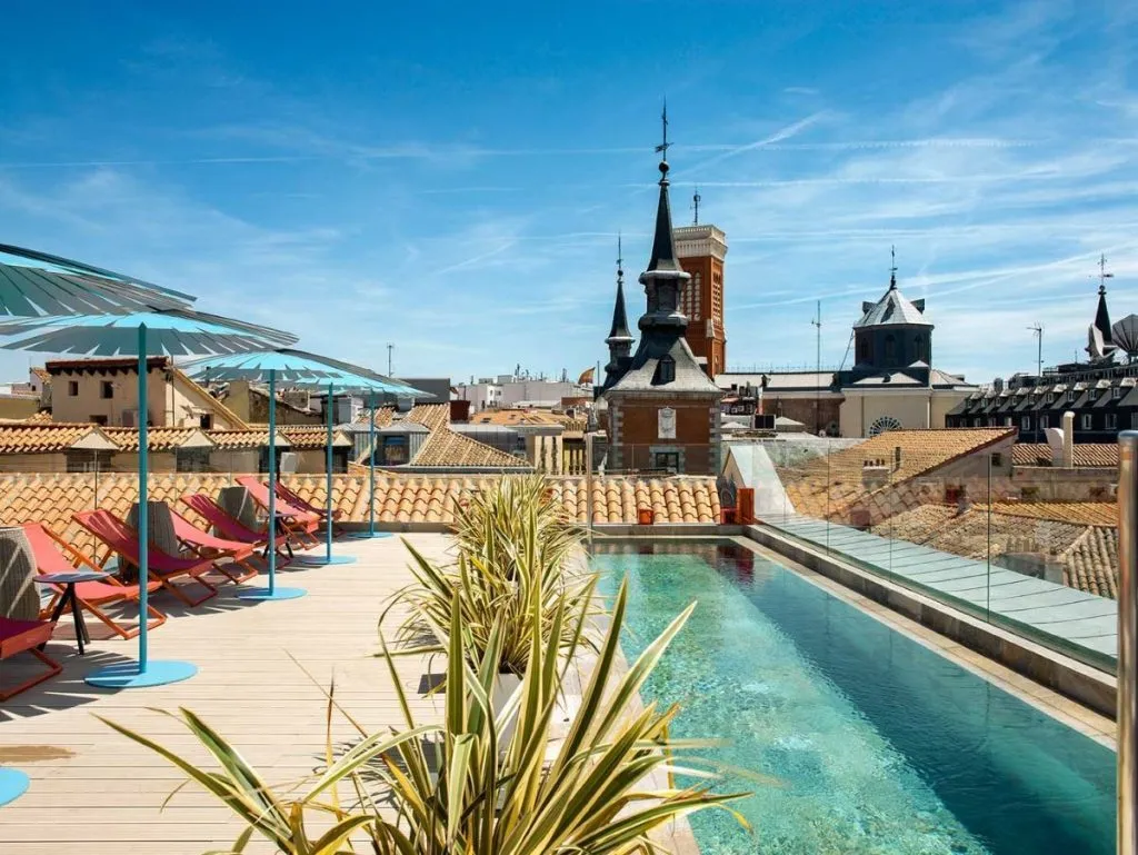 Rooftop hotel avec piscine Pestana Plaza Mayor madrid