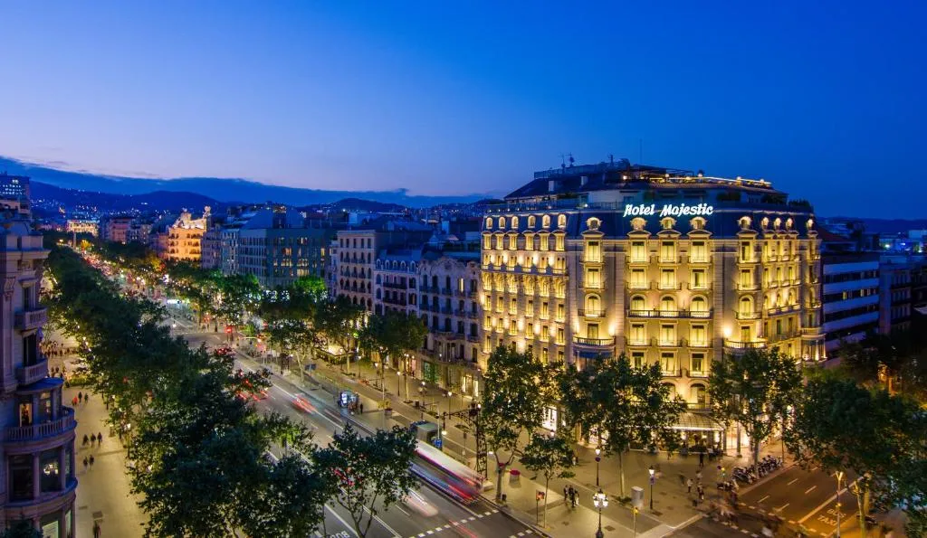magnifique vue Majestic Hotel Spa Barcelona GL magnifique vue Majestic Hotel Spa Barcelona GL